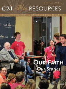 Our Faith Our Stories FALL 2015