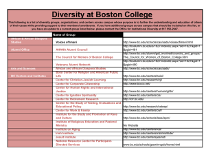 Diversity at Boston College