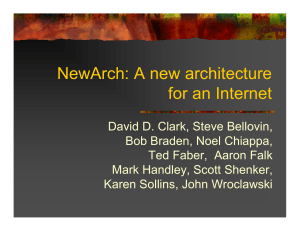 NewArch: A new architecture for an Internet