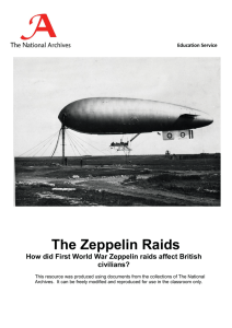The Zeppelin Raids  civilians?