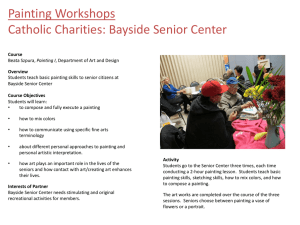 Painting Workshops Catholic Charities: Bayside Senior Center