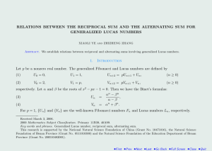 RELATIONS BETWEEN THE RECIPROCAL SUM AND THE ALTERNATING SUM FOR