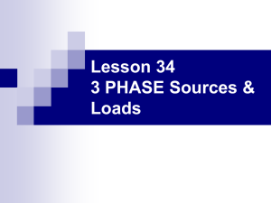 Lesson 34 3 PHASE Sources &amp; Loads
