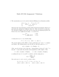 Math 257/316 Assignment 7 Solutions