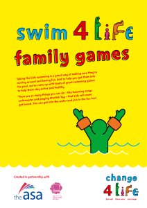 swim family games