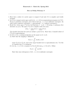 Homework 5 - Math 321, Spring 2012