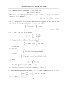 Practice Problem Set for the final exam