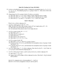 Math 322: Problem Set 9 (due 19/11/2015)