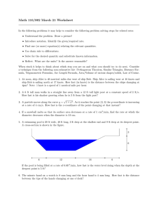 Math 110/002 March 21 Worksheet
