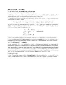 P = Mathematics 308 — Fall 1997 Fourth homework—due Wednesday, October 29