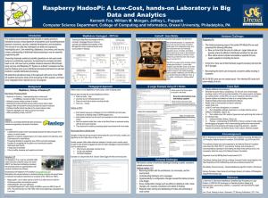 Raspberry HadooPi: A Low-Cost, hands-on Laboratory in Big Data and Analytics