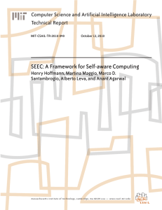 SEEC: A Framework for Self-aware Computing Technical Report