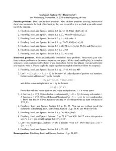 Math 223, Section 101—Homework #1