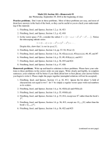 Math 223, Section 101—Homework #3