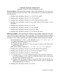 Math 223, Section 101—Homework #4