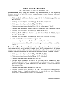 Math 223, Section 101—Homework #6