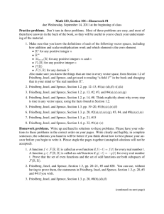 Math 223, Section 101—Homework #1