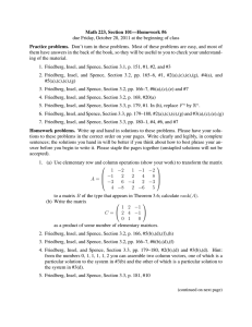 Math 223, Section 101—Homework #6