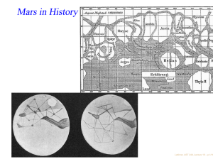 Mars in History Lattimer, AST 248, Lecture 19 – p.1/16