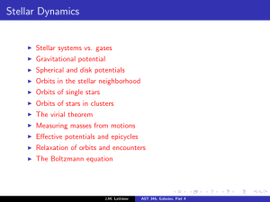 Stellar Dynamics