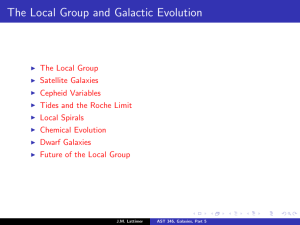 The Local Group and Galactic Evolution