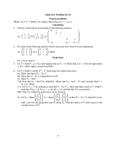 Math 223: Problem Set 10 Practice problems (x) = p