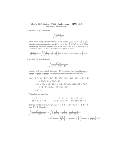 Math 102 Spring 2008: Solutions: HW #3