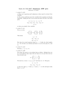 Math 211 Fall 2007: Solutions: HW #11