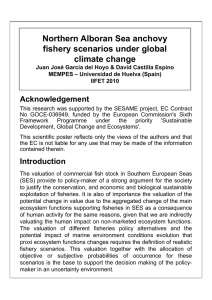 Northern Alboran Sea anchovy fishery scenarios under global climate change