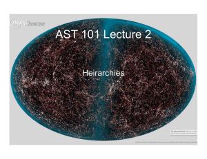 AST 101 Lecture 2 Heirarchies