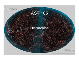 AST 105  Hierarchies