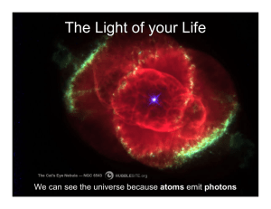 The Light of your Life  atoms