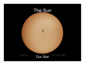 The Sun  Our Star
