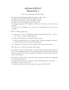 AST443/PHY517 Homework 3