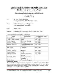 QUEENSBOROUGH COMMUNITY COLLEGE The City University of New York