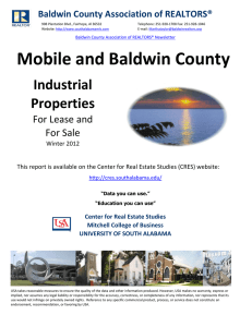 Mobile and Baldwin County Industrial Properties For Lease and