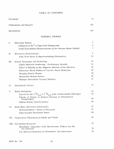 TABLE  OF  CONTENTS xiv Publications  and  Reports xix