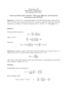 Mathematics 562 Homework Assignment 1 Due Thursday Feb 4, 2016