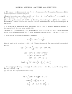 MATH 317 MIDTERM 1, OCTOBER 2011: SOLUTIONS = x + y