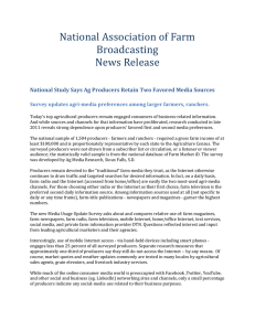 National Association of Farm Broadcasting News Release