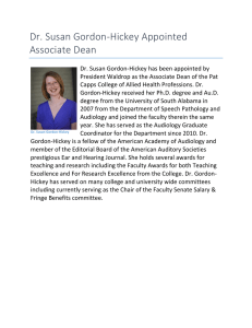 Dr. Susan Gordon-Hickey Appointed Associate Dean