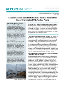 Lessons Learned from the Fukushima Nuclear Accident for