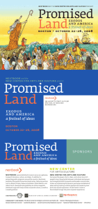 Promised Land Exodus and America