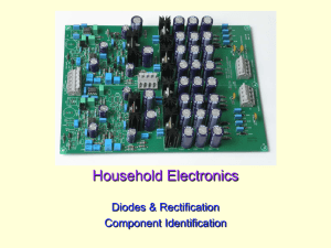 Household Electronics Diodes &amp; Rectification Component Identification