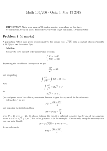 Math 105/206 - Quiz 4, Mar 13 2015
