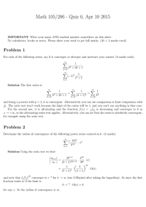 Math 105/206 - Quiz 6, Apr 10 2015