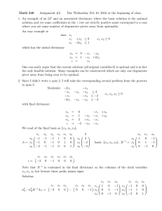Math 340 Assignment #2