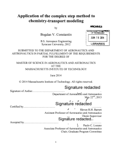 Application  of the complex  step  method ... chemistry-transport modeling