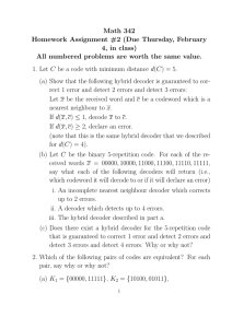 Math 342 Homework Assignment #2 (Due Thursday, February 4, in class)