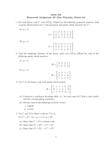 Math 342 Homework Assignment #5 (Due Thursday, March 24)